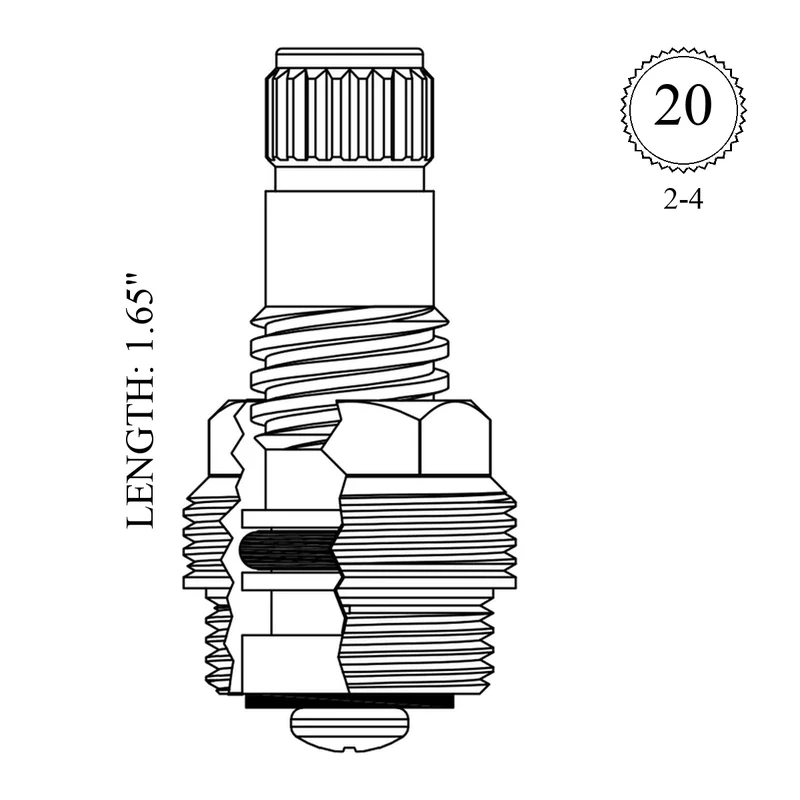 CHG 456000007 Replacement Stem Unit
