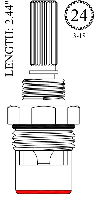 LF463661 Replacement Ceramic Disc Unit