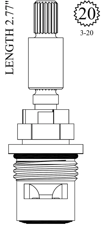 Kohler 30583 Replacement Ceramic Disc Unit