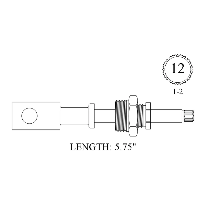Empire Brass 436270 Replacement Diverter Stem