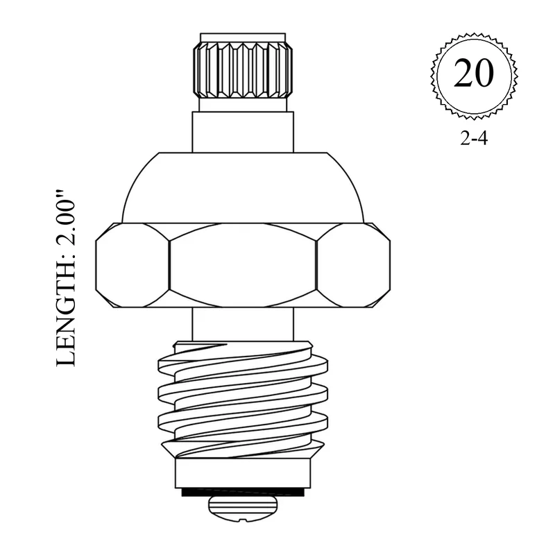 T&S Brass 009753-24 Replacement Stem Unit