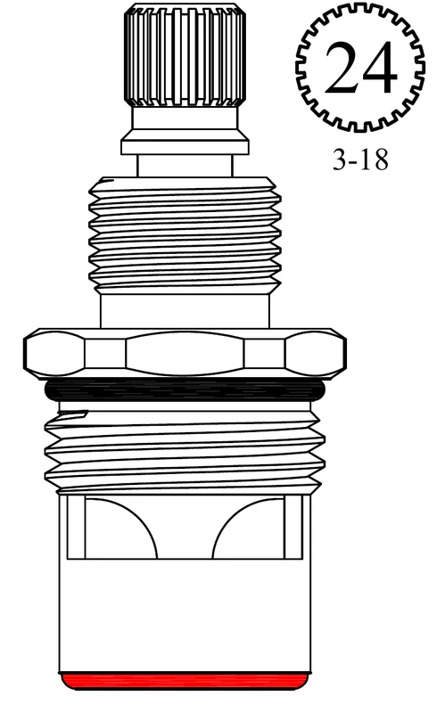 LF456901 Replacement Ceramic Disc Unit