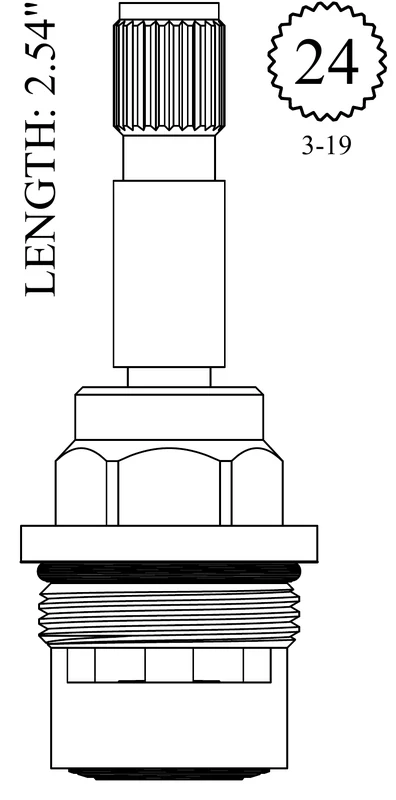LF464371 Replacement Ceramic Disc Unit