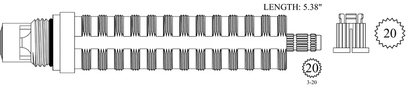 Dornbracht 0490031430090 Replacement Ceramic Disc Unit
