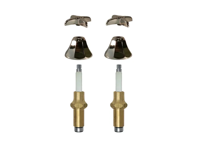 2-Valve Rebuild Kit for Crane, Cross Handles with 417411 Stems