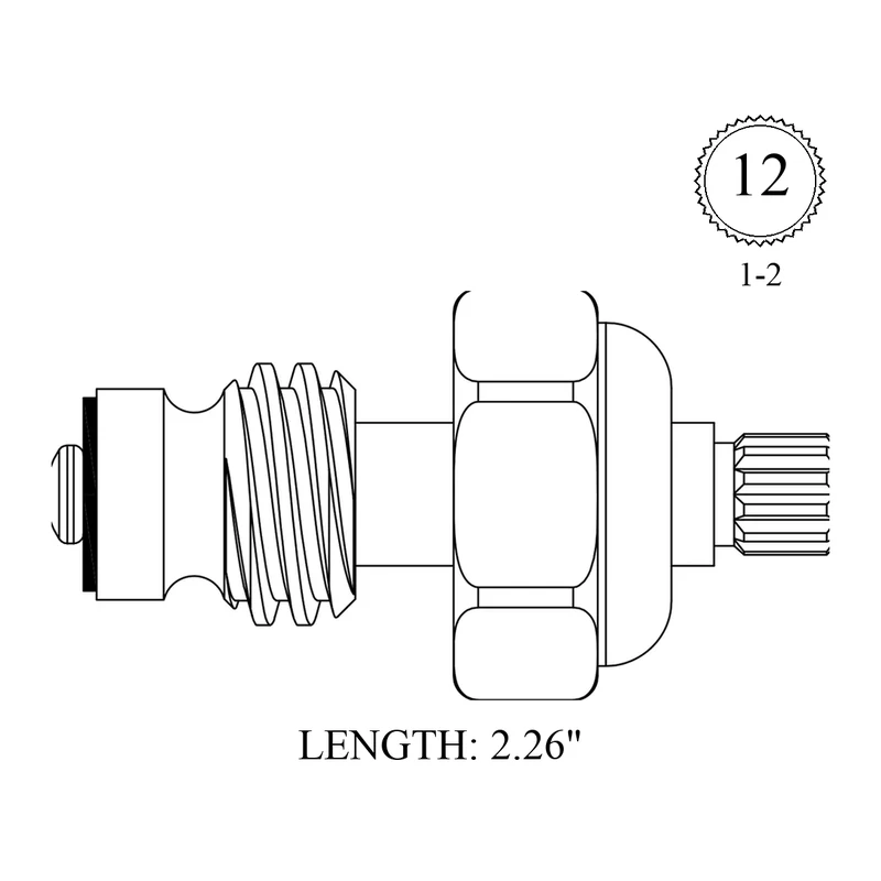 Fisher LF462031 Replacement Stem Unit