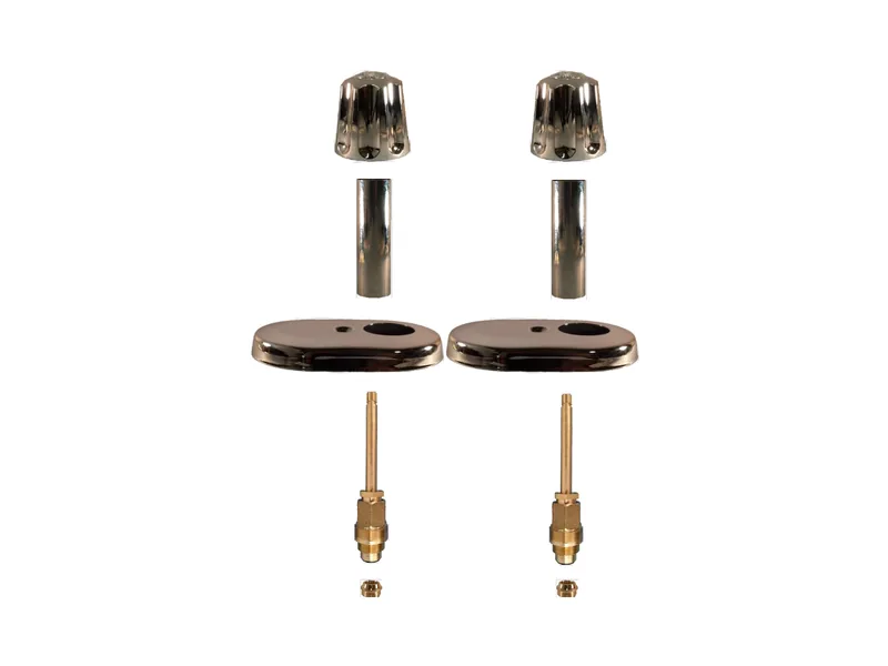 2-Valve Rebuild Kit for Gerber, Knob Handles with 413301 Stems (GE122)