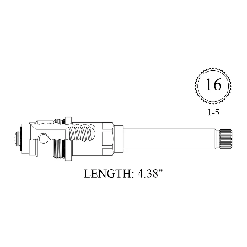 Sterling Faucet A1657 Replacement Diverter Stem