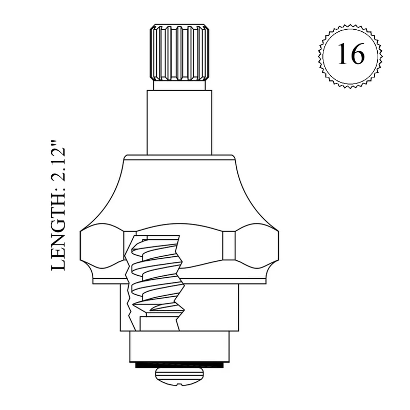 Eljer 490-2808-02 Replacement Stem Unit