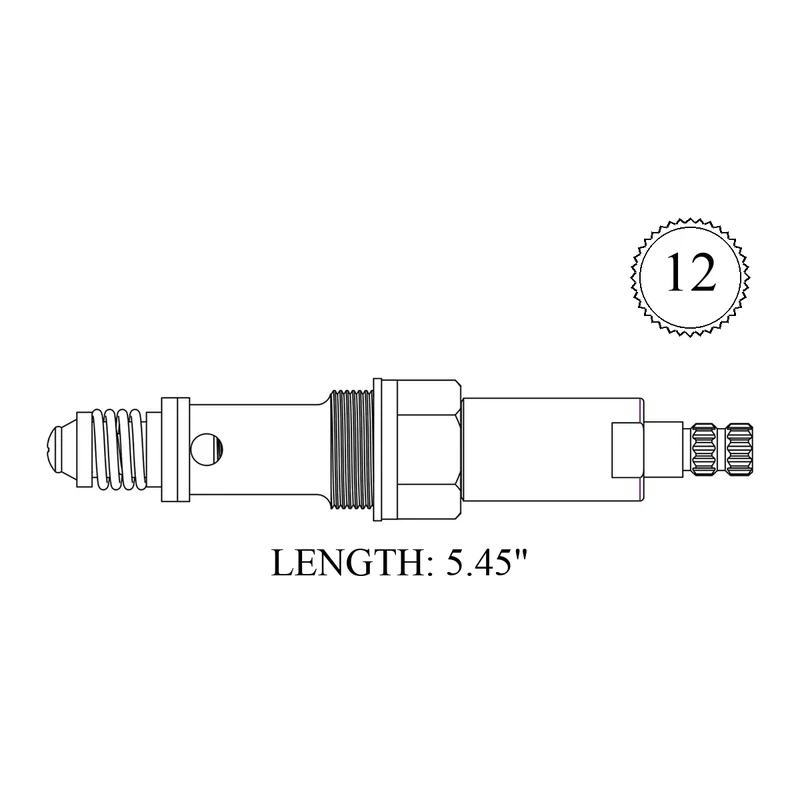 Symmons LLD-20 (OLD STYLE) Replacement Diverter Stem