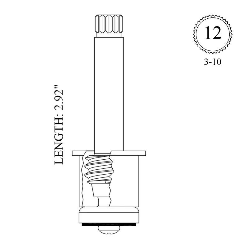 Crane FB168 Replacement Stem Unit