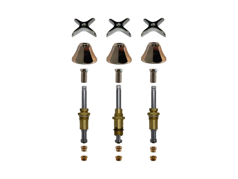 2-Valve Rebuild Kit for Speakman, Cross Handles with 411701 Stems (SP173)