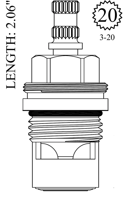 Vola VR693K-99 Replacement Ceramic Disc Unit