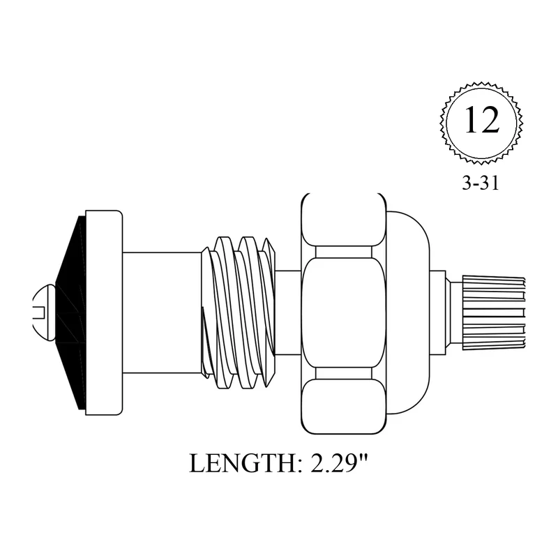 Fisher LF462221 Replacement Stem Unit