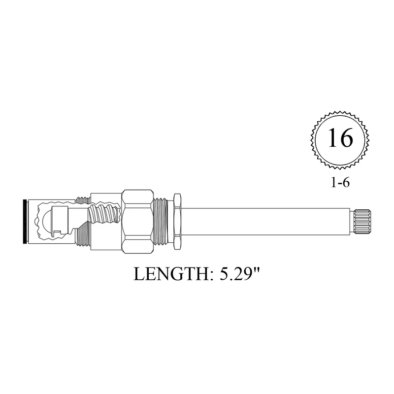 Central Brass 411021 Replacement Stem Unit