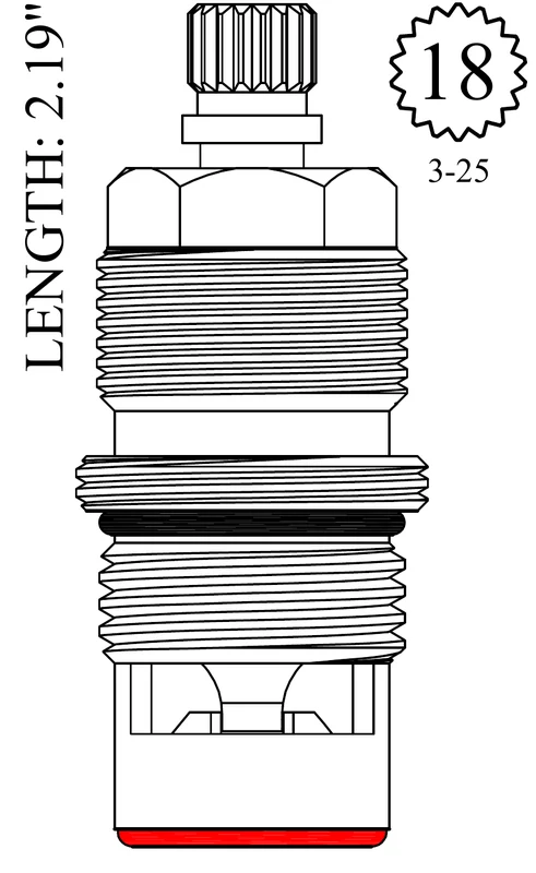 LF460711 Replacement Ceramic Disc Unit