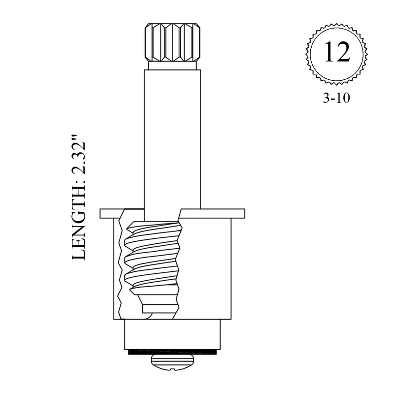 Crane LF462131 Replacement Stem Unit