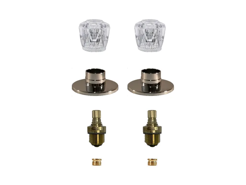 2-Valve Rebuild Kit for Streamway, Acrylic Handles with LF451161 Stems