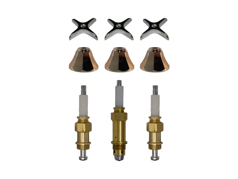3-Valve Rebuild Kit for Barnes, Cross Handles with 418401 Stems