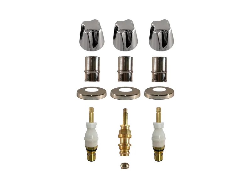 3-Valve Rebuild Kit for Pfister, Knob Handles with 405441 Stems