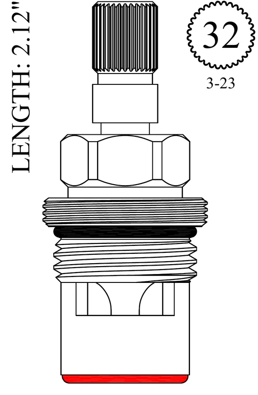LF460371 Replacement Ceramic Disc Unit