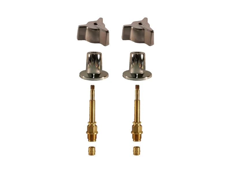 2-Valve Rebuild Kit for Central Brass, Cross Handles