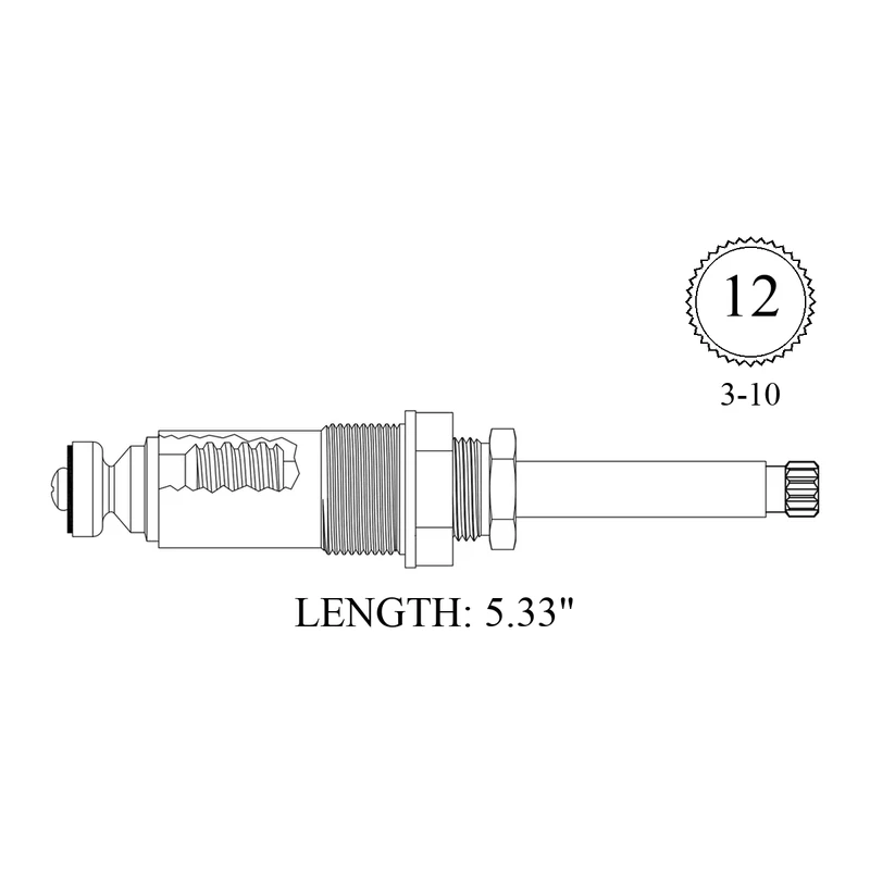 Crane 418531 Replacement Stem Unit