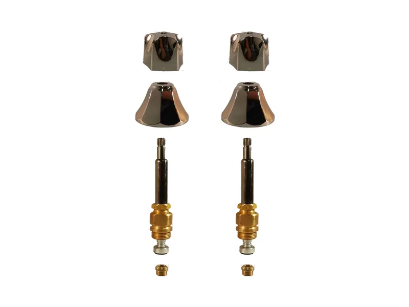 2-Valve Rebuild Kit for Savoy, Knob Handles with 412801 Stems