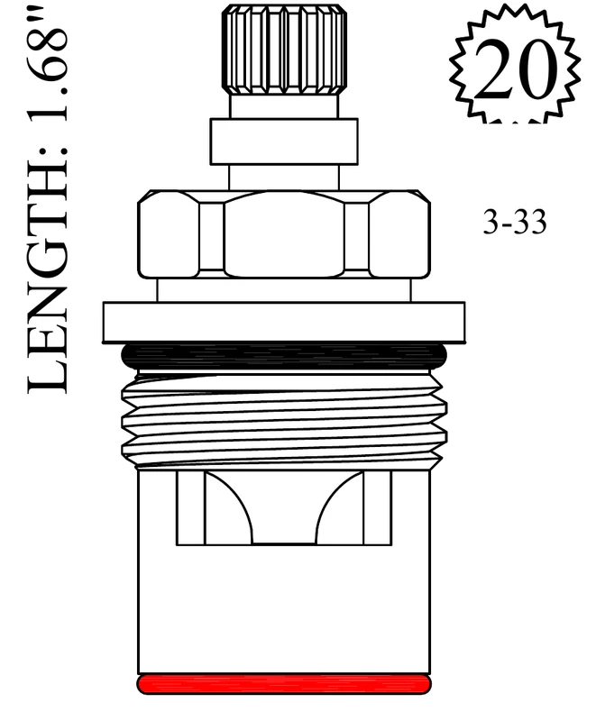 LF452611 Replacement Ceramic Disc Unit