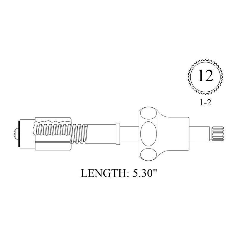 Milwaukee Faucets 410652 Replacement Stem Unit