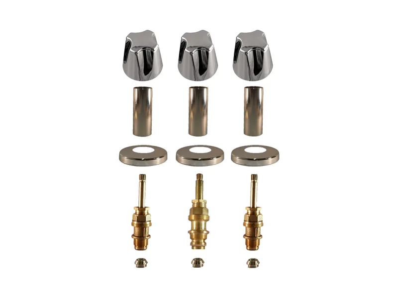 3-Valve Rebuild Kit for Pfister, Knob Handles with 405101 Stems (PP203)