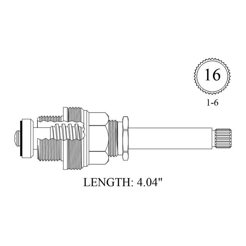 Central Brass 404411 Replacement Stem Unit
