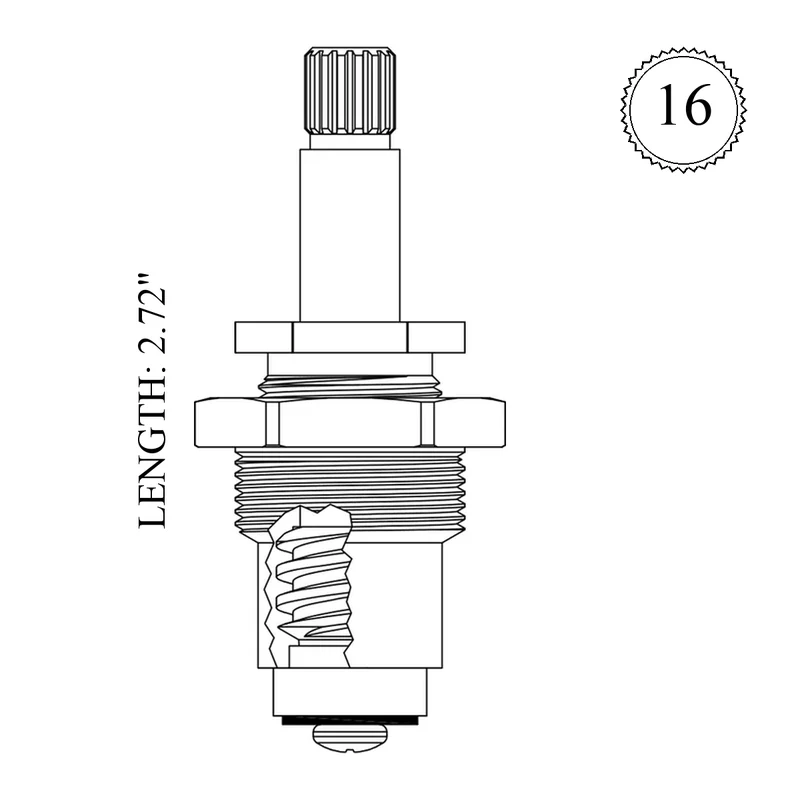 Eljer 490-2740-02 Replacement Stem Unit