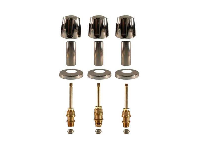 3-Valve Rebuild Kit for Pfister, Knob Handles with 421611 Stems