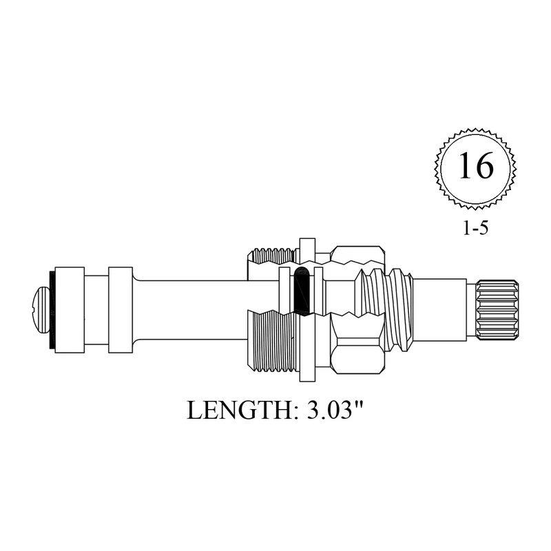 Sterling Faucet A8243 Replacement Stem Unit