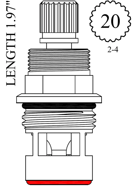 Broadway Collection 26.58844 000 Replacement Ceramic Disc Unit