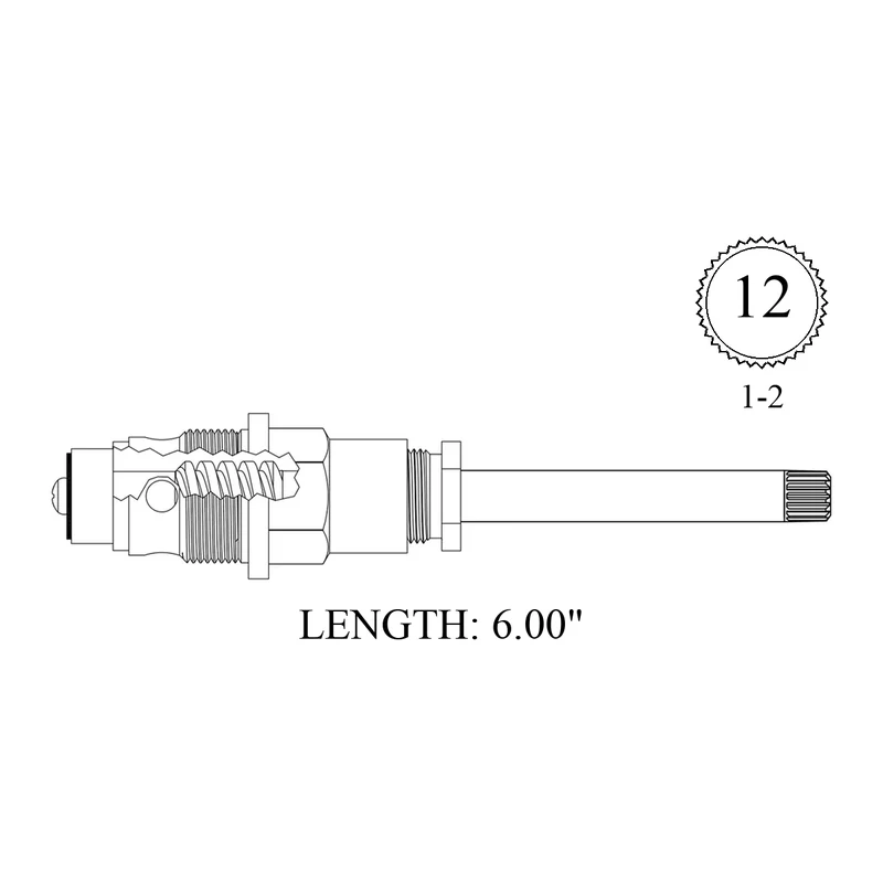 Glacier Bay 437451 Replacement Diverter Stem