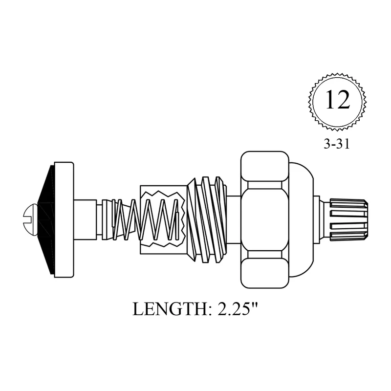 Fisher LF462231 Replacement Stem Unit