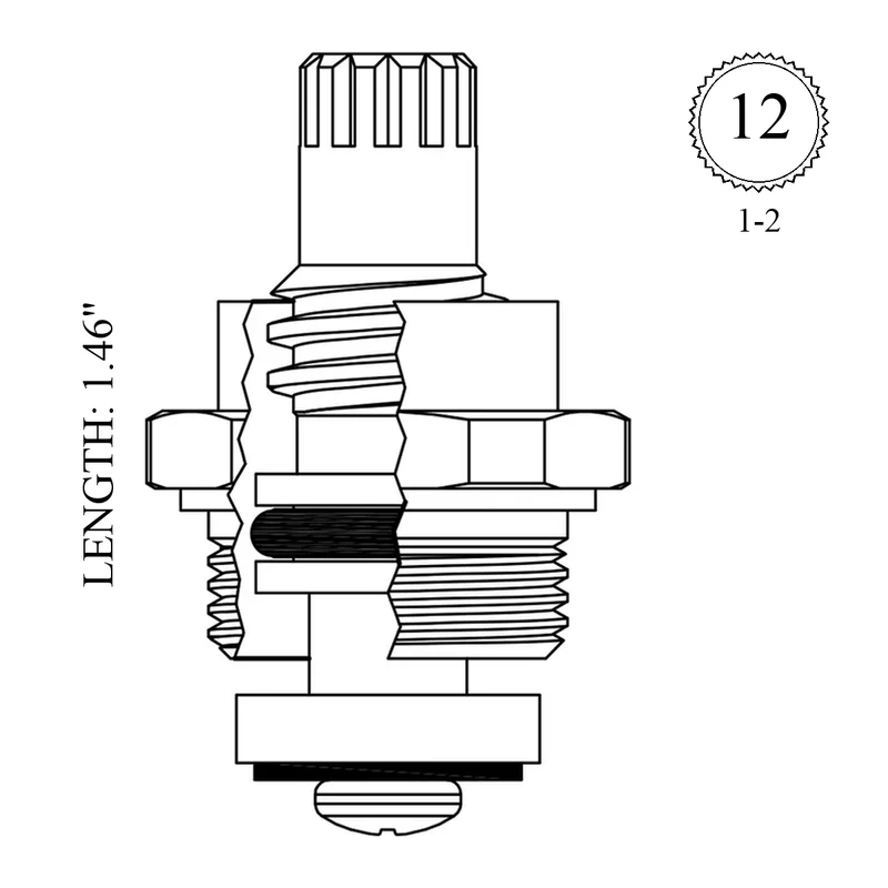 Arrowhead Brass LF450101 Replacement Stem Unit