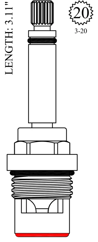 LF466931 Replacement Ceramic Disc Unit