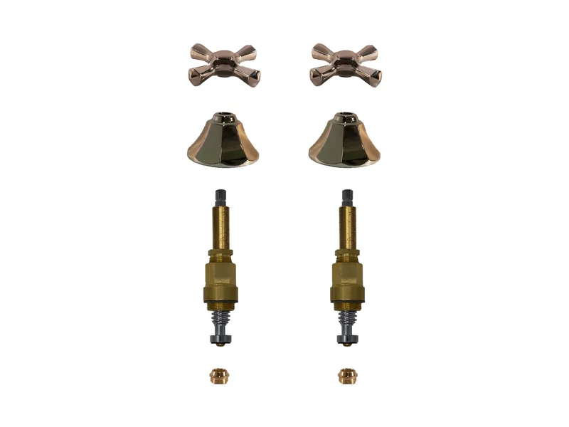 2-Valve Rebuild Kit for Gerber, Cross Handles with 413601 Stems