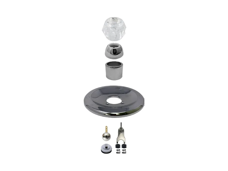 Single Valve Rebuild Kit for Delta, Acrylic Handles with DE1-212SS Cartridge (DE301)