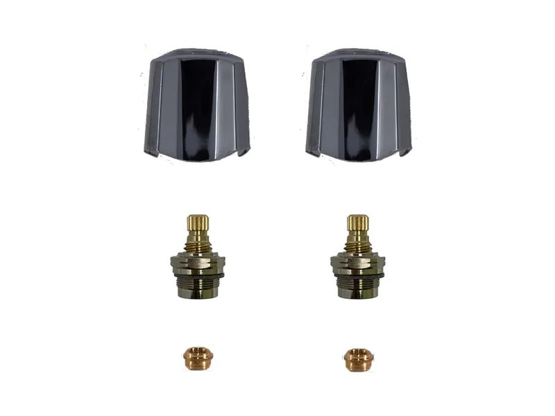 2-Valve Rebuild Kit for Kohler, Knob Handles with LF450051 Stems