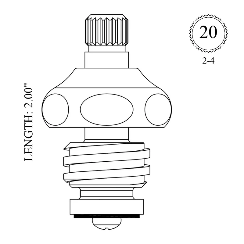 Speakman LF457121 Replacement Stem Unit
