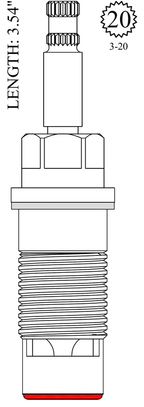 Vola VR697K-99 Replacement Ceramic Disc Unit