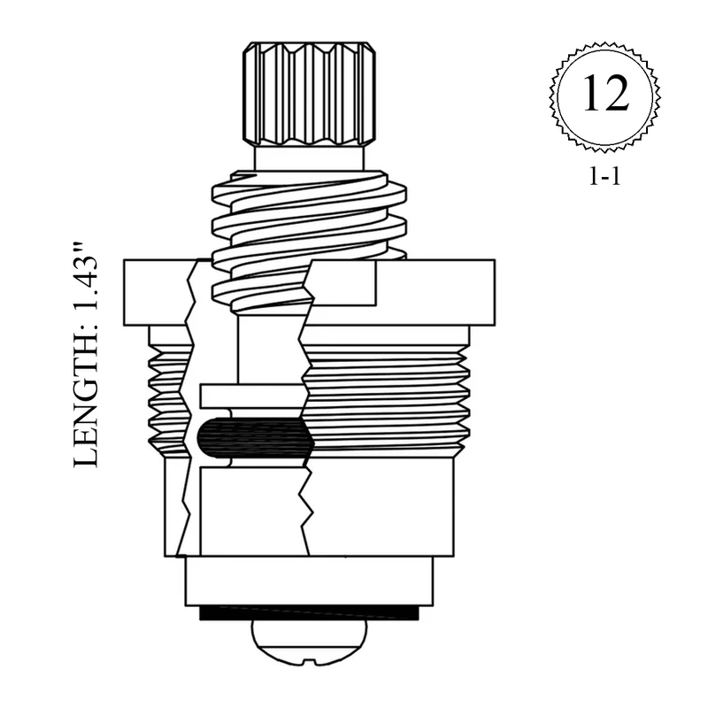 Crane LF451021 Replacement Stem Unit
