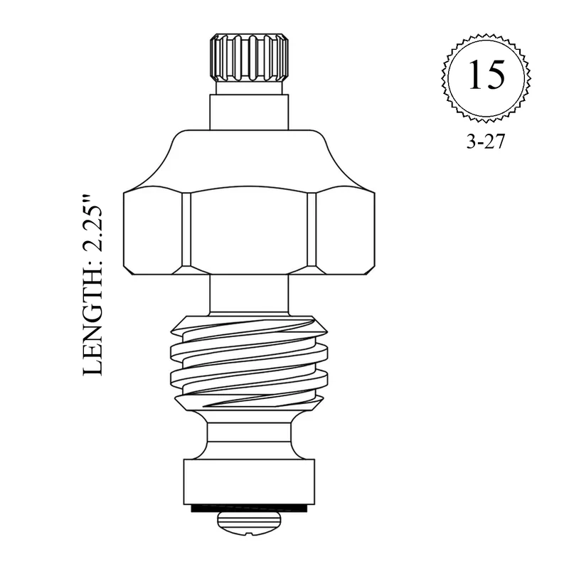 Wolverine Brass LF463081 Replacement Stem Unit