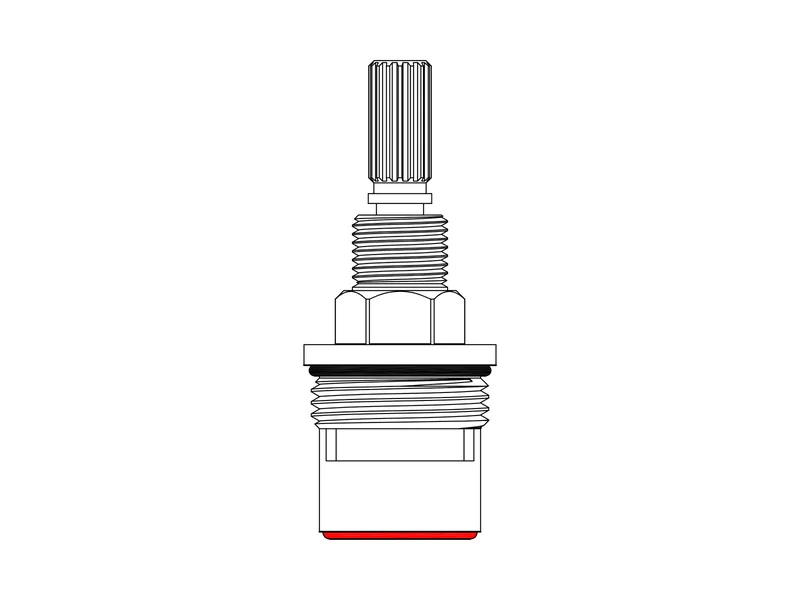 Kingston Brass KSRPT5000HC Replacement Ceramic Disc Unit
