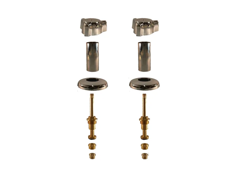 2-Valve Rebuild Kit for Briggs, Cross Handles with 404101 Stems