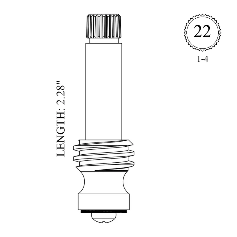 American Standard 63370-04 Replacement Stem Only